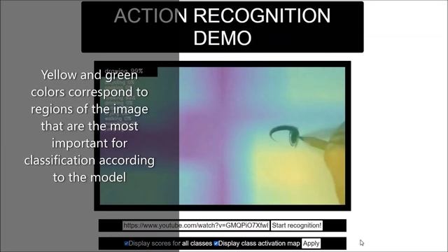 Action recognition demo смотреть онлайн