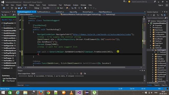 5. Selenium C# || Handling Auto-suggest List. смотреть онлайн