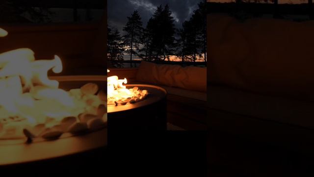 Бесконечно можно смотреть на огонь, воду и закат на Вилле Решма🔥 смотреть онлайн