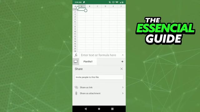How To Send Excel File In Messenger Using Android Phone (Quick!) смотреть онлайн