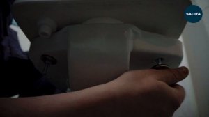 Установка унитаза компакта SANITA Марс