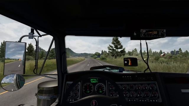 American Truck Simulator - Jon Ruda's W900 from Bellingham (WA) to Kamloops (BC) смотреть онлайн