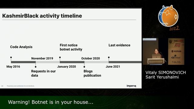 Warning! Botnet Is In Your House… смотреть онлайн