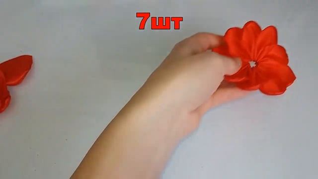 Девочки их любят! Простые Шикарные цветы из лент!!! смотреть онлайн