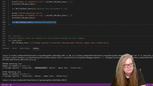 Programming With Python 19: Iterables - LISTS смотреть онлайн