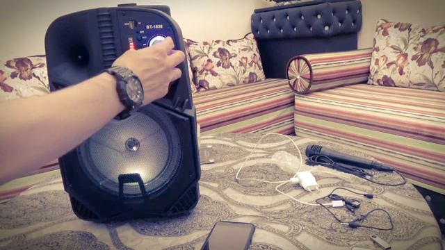 Outdoor Portable Karaoke Bluetooth Speaker with Mic/FM radio/USB/SD/Unboxing And Testing смотреть онлайн