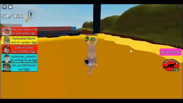 me playing egg hunt and there are some fans!!! (roblox) смотреть онлайн