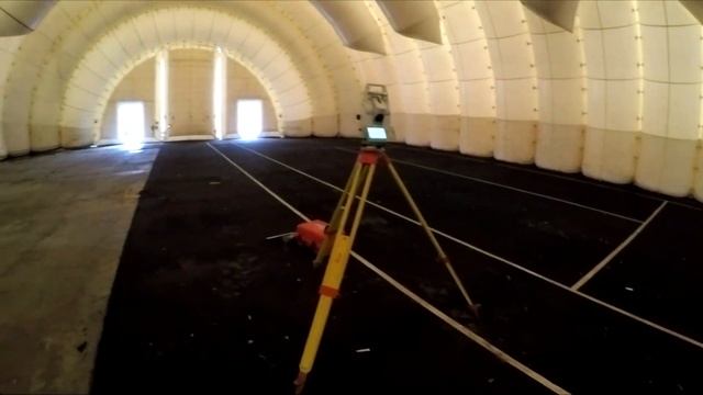 Воздушный Ангар сложился из за снега. Устранение проблемы. смотреть онлайн