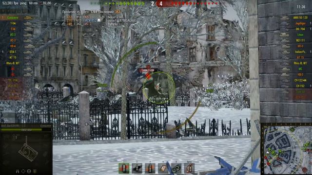 [World of Tanks] Британский ТТ IX уровня Conqueror скрытый потенциал смотреть онлайн