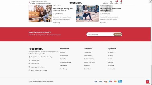 PressMart Modern Fashion ★ WordPress Themes & Templates ★ смотреть онлайн