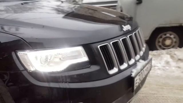 Jeep Grand Cherokee, работа омывателя фар смотреть онлайн