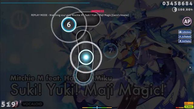 Osu! Переделываем на русские каверы Suki! Yuki! Maji Magic! [Onsa Media] смотреть онлайн