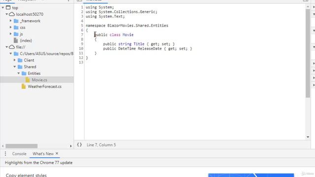 33. Отладка приложений Blazor WebAssembly (Debugging Blazor WebAssembly Apps)