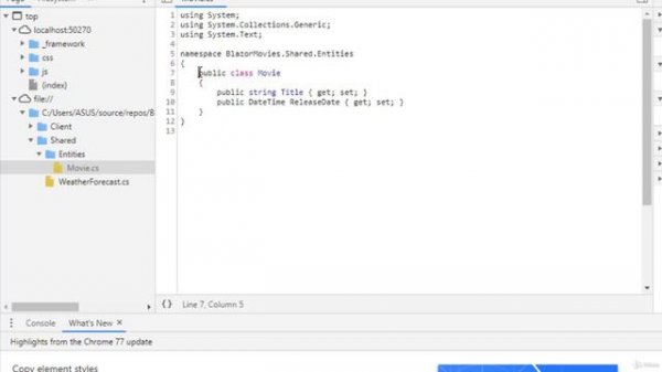 33. Отладка приложений Blazor WebAssembly (Debugging Blazor WebAssembly Apps)