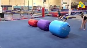 #Гимнастический цилиндр. Техника выполнения #сальто назад и #фляк