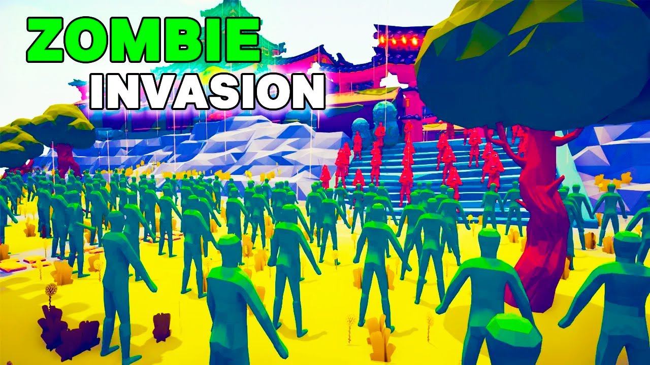ZOMBIE vs. SAMURAI | TABS - Totally Accurate Battle Simulator смотреть онлайн