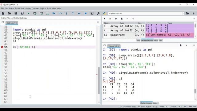 5. Learn Python | Matrix and Data Frame смотреть онлайн