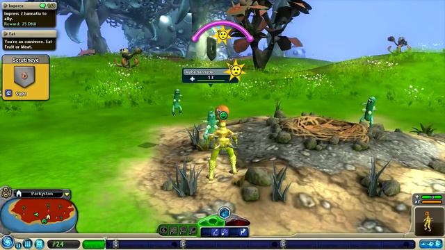 Let's Play Spore [Herbivore] - Part 2 - Land Ahoy! смотреть онлайн