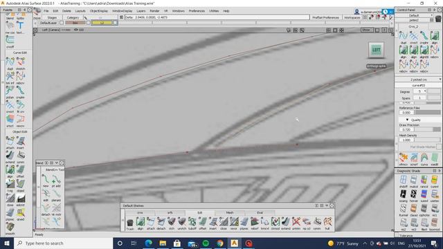 FREE ALIAS Day 2 - Part 1: Building Curve Network смотреть онлайн