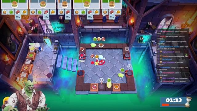 [Overcooked 2 + другие игры] ПОСТНОВОГОДНИЙ КООП (feat. Вика Картер) смотреть онлайн