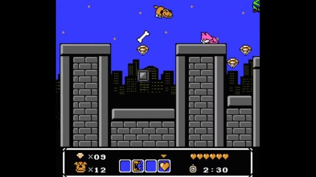 Dendy (Famicom,Nintendo,Nes) 8-bit Wacky Races stage 8