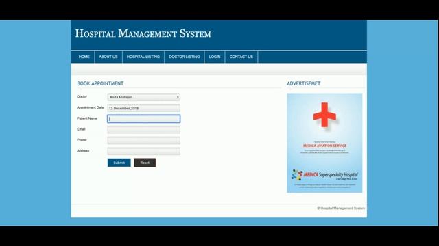 Hospital Management System | PHP and MySQL Project Source Code | PHP MySQL CRUD Project смотреть онлайн