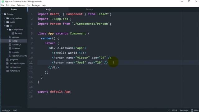 Learn React js #5 Working with Props and Children Property смотреть онлайн