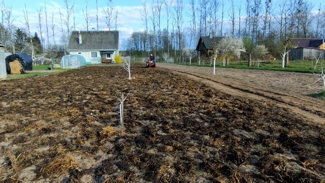 Мотован в работе. Возим навоз и фрезеруем. смотреть онлайн