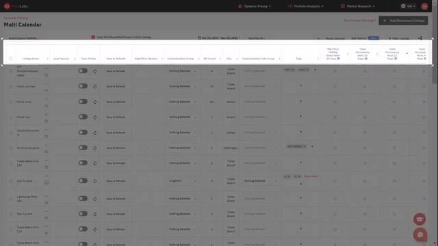 Multi-Calendar: Rows and Columns Visibility | PriceLabs смотреть онлайн