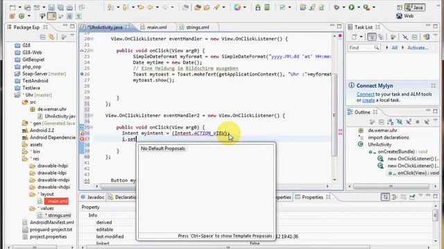 Android Java Intent öffnen Browser смотреть онлайн