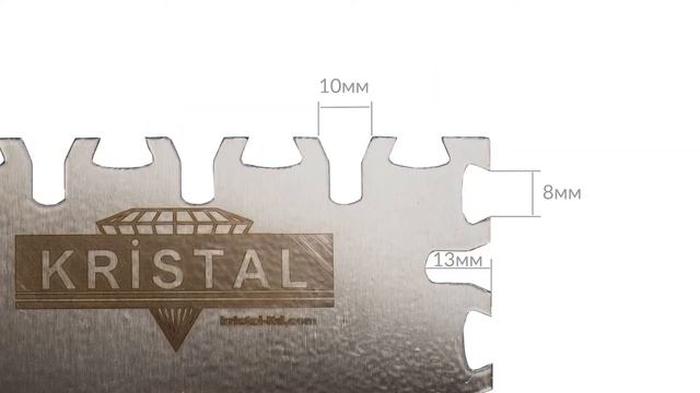 Гребёнка Kristal зуб Tiger из стали с защитным покрытием смотреть онлайн