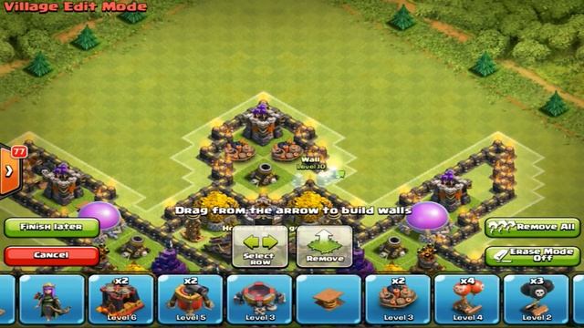 Clash of clans - th9 farming base dark elixir 2015 , town hall 9 air sweepers anti 50% + replay смотреть онлайн