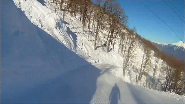 Олимпийские спуски Роза Хутор...