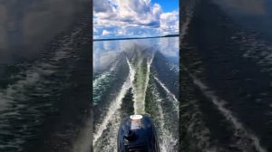 Лодочный мотор Suzuki DF 6 S Лодка ФЛАГМАН DK-320 замер скорости, эхолот Garmin. Озеро Отрадное.
