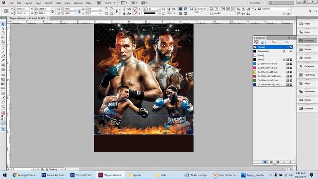 GRAPHICS DESIGN TIMELAPSE | SOCIAL MEDIA DESIGN | BOXING ARTWORK смотреть онлайн