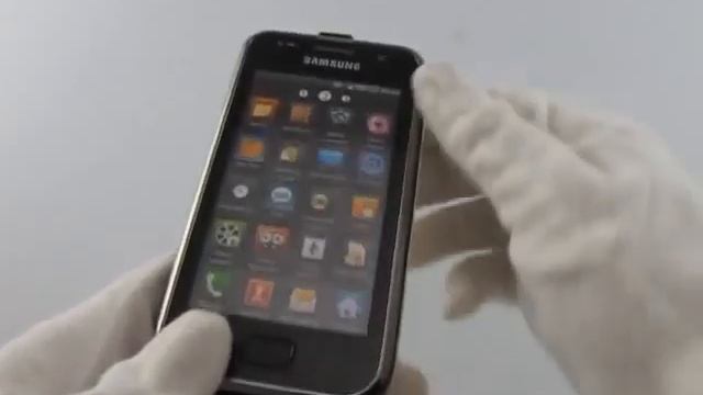 Кожаный чехол книжка для Samsung i9000 White смотреть онлайн