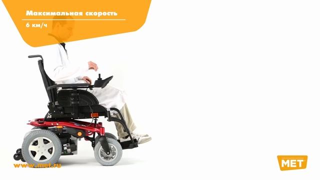 Электроприводная кресло-коляска Invacare Kite с уникальными амортизаторами смотреть онлайн
