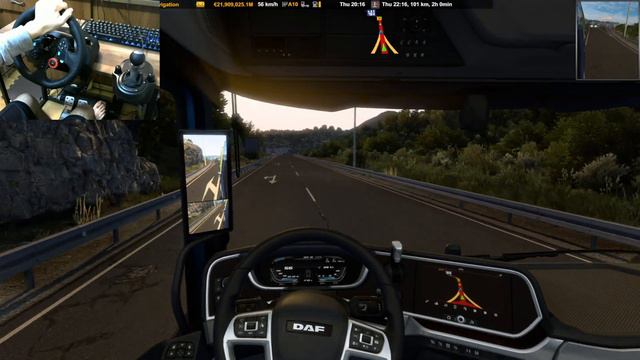 DAF XD | Euro Truck Simulator 2 | Logitech G29 + Shifter Gameplay Ep52 смотреть онлайн