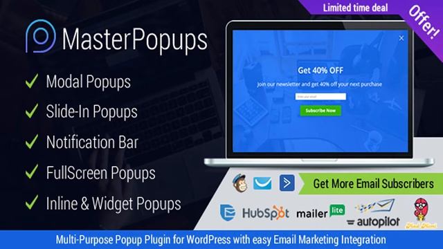 Master Popups - WordPress Popup Plugin for Email Subscription | Codecanyon Scripts and Snippets смотреть онлайн