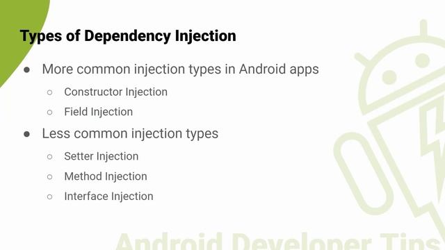 Dependency Injection (DI) Principle in Android Applications смотреть онлайн