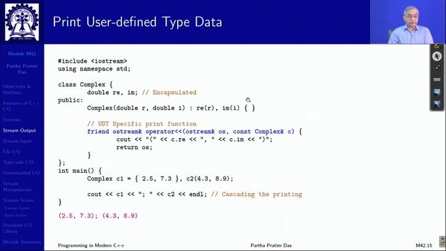 Lecture 42 Input Output Streams in C++ смотреть онлайн