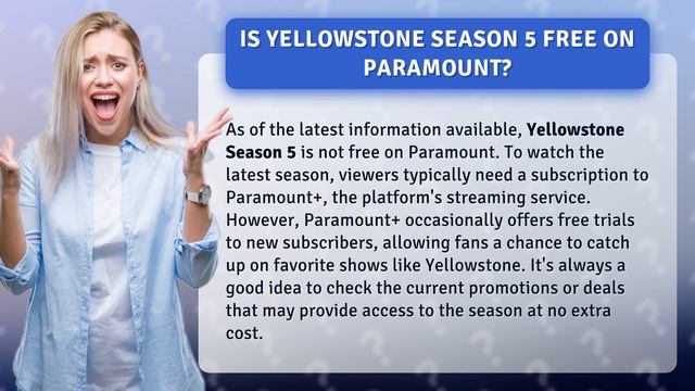 Is Yellowstone Season 5 free on Paramount? смотреть онлайн