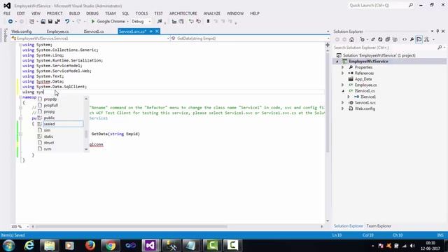Fetch Details In json Format using WCF смотреть онлайн