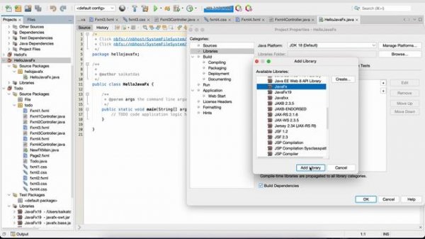 Add JavaFx library in Netbeans IDE || royloard || JavaFx || Java || Netbeans