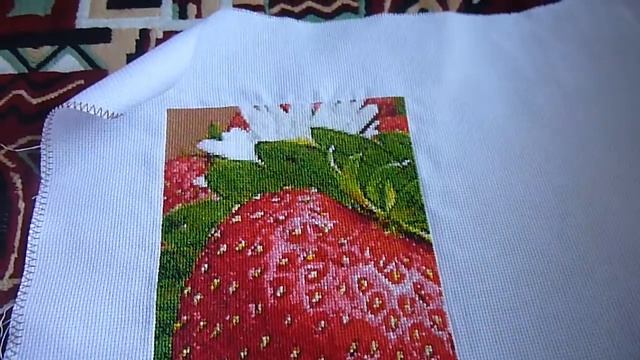 вышивка крестом: "Сочная клубничка" этапы 2 -11 смотреть онлайн
