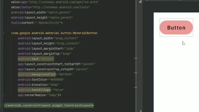 BUTTON in Android Studio Kotlin смотреть онлайн