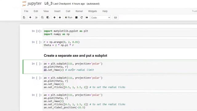 #13 Polar plot in Python | Non-linear plotting | Matplotlib tutorial 2021 смотреть онлайн