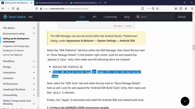 React Native Tutorial Bangla | Part 04 React Native Environment Setup смотреть онлайн