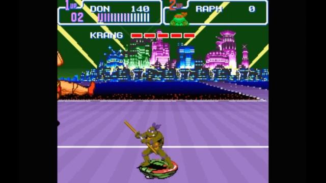Super Nintendo (Snes) 16-bit Teenage Mutant Ninja Turtles IV Turtles in Time Scene 8
