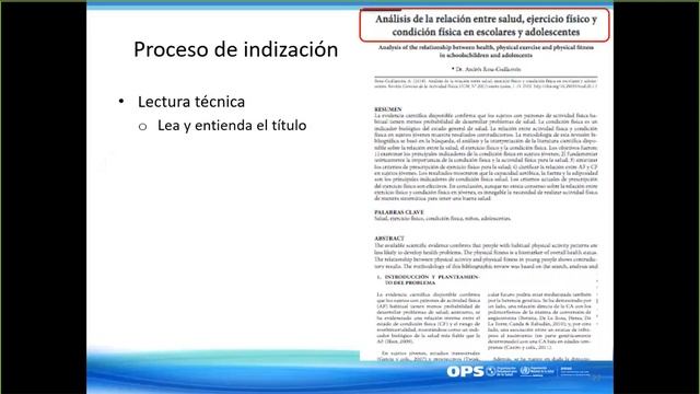 Sesión 07 de 09_sobre Indización de estudios en Educación Física y Actividad Física_ LILACS 2019 смотреть онлайн